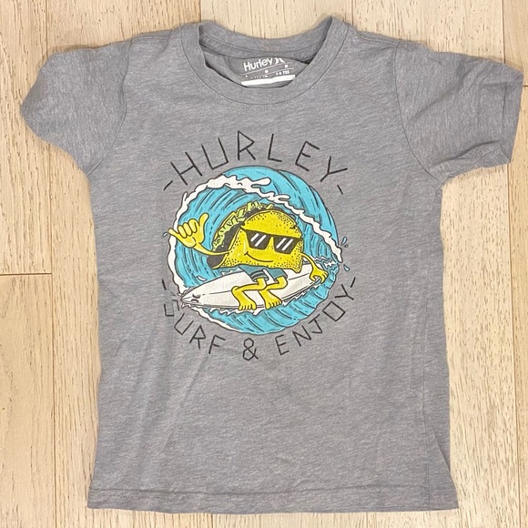 Bundle of 5 shirts. 4 Hurley and 1 glow in the dark converse t-shirt size 5/6 - Picture 5 of 6